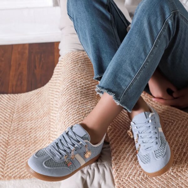 Zapatillas colgantes azul