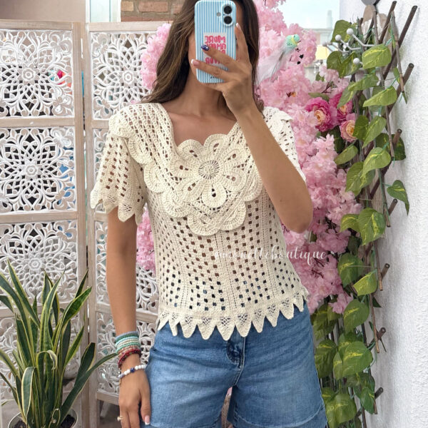 Blusa Crochet