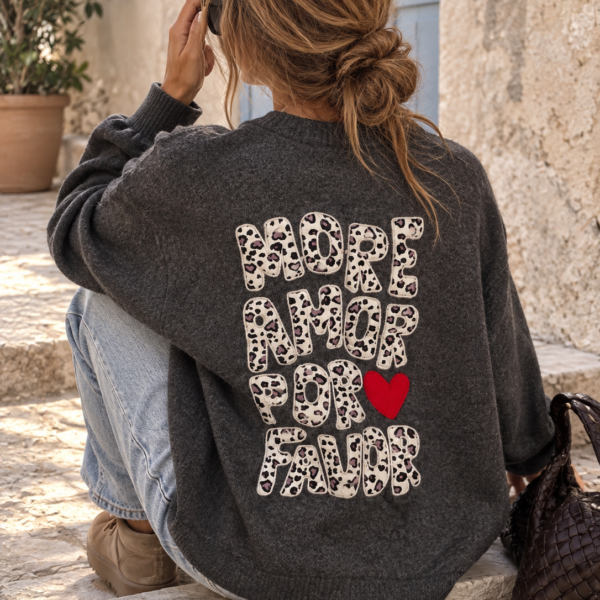 Jersey More Amor gris