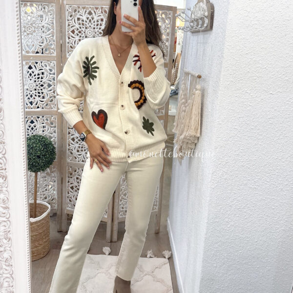 Chaqueta punto oversize